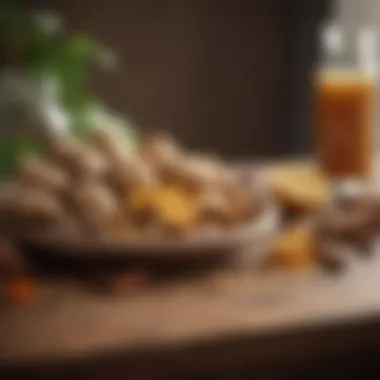Holistic Approach to Fertility Natural remedies on a wooden table