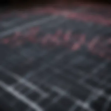 Detailed Electrocardiogram Patterns Detailed view of an electrocardiogram printout showcasing abnormal patterns