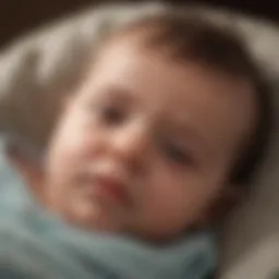 A serene infant resting peacefully