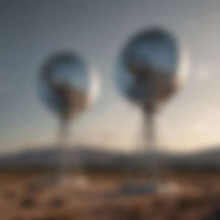 Schematic representation of dual Doppler radar technology