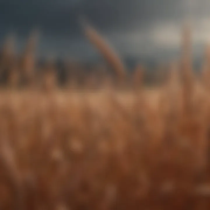 Graph depicting the economic impact of hard red winter wheat in agriculture