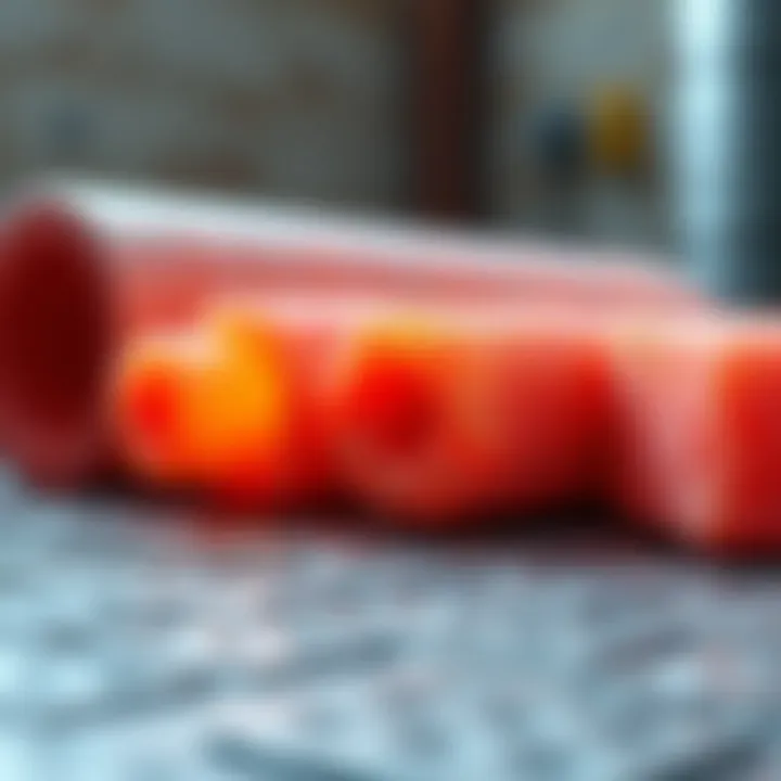 Visual representation of various insulation materials