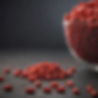 Nutritional Breakdown of Goji Berries A detailed infographic outlining the vitamins and minerals in goji berries