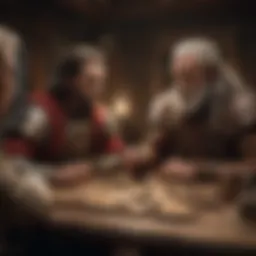 Historical representation of role playing therapy