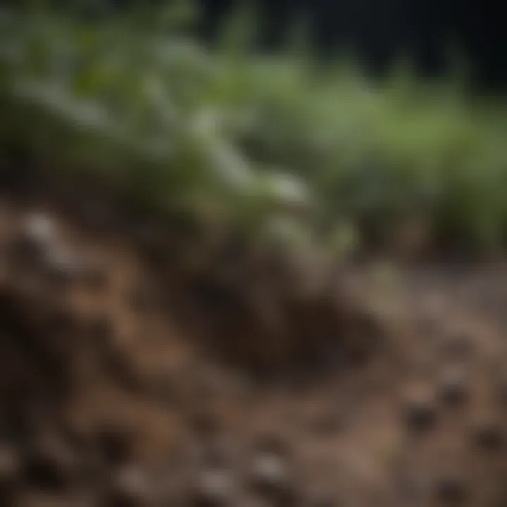 Biochemical processes in soil carbon storage
