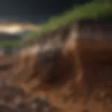 Representation of soil layers and carbon storage