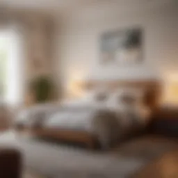 A serene bedroom scene highlighting the tranquility necessary for vivid dreaming.