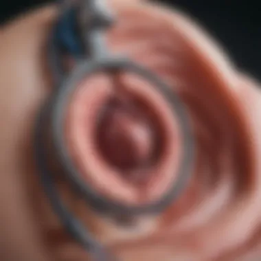 Visual representation of echocardiography in measuring mitral valve gradient Measurement techniques for mitral valve gradient