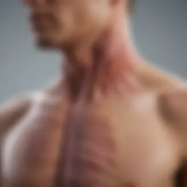 Visual Representation of GERD Effects Visual representation of gastroesophageal reflux disease (GERD) effects