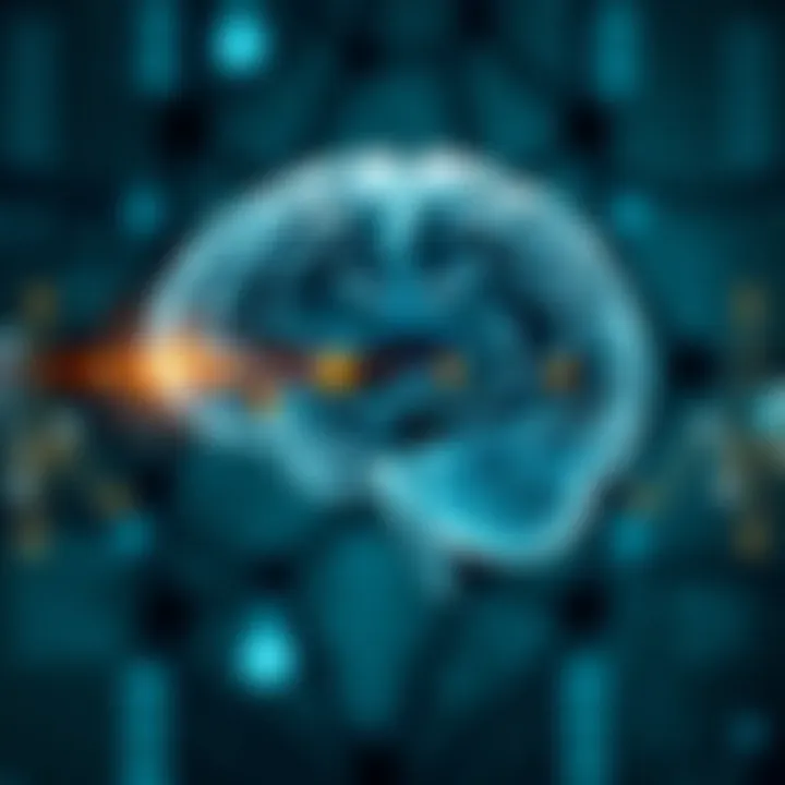 Visual representation of the brain's response to sound perception