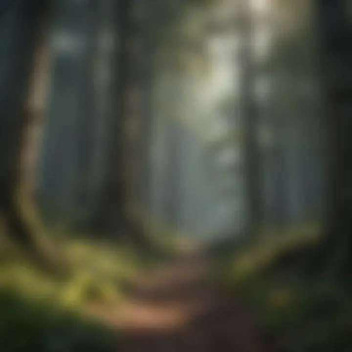 An illustration of conservation strategies in forest areas