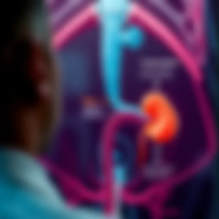 Diagram illustrating common symptoms related to urethral discharge