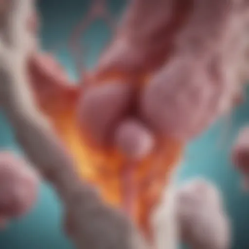 Diagram illustrating common metastatic sites of urothelial carcinoma