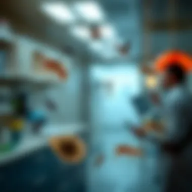 Life Cycle of a Common Parasite A diagram illustrating the life cycle of a common parasite.