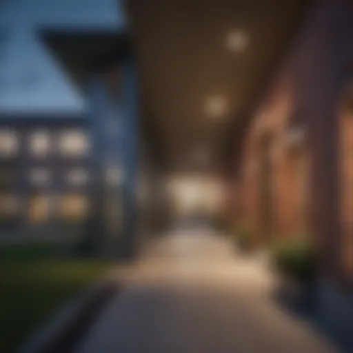 Exterior view of Wilford Hall Behavioral Health facility showcasing modern architecture