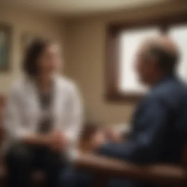 Therapeutic Engagement in Action Counseling session in a therapeutic setting emphasizing patient-provider interaction